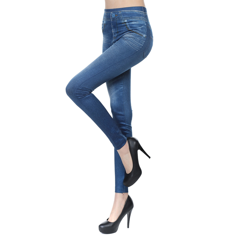 Collant Effetto Jeans