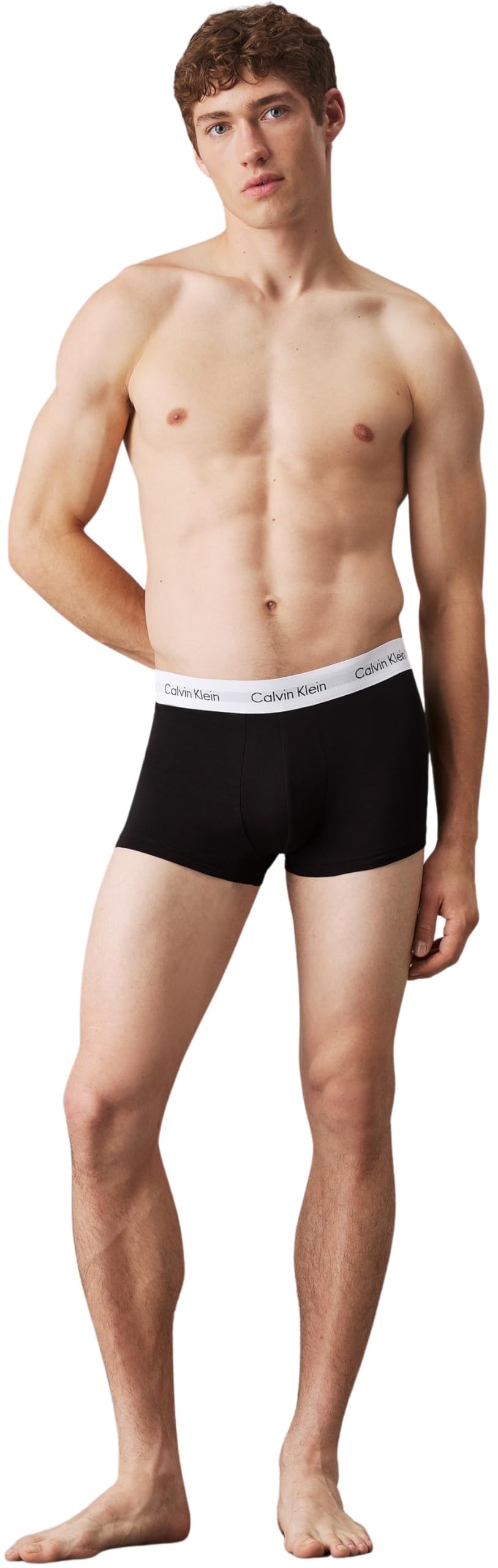 Calvin Klein Uomo Pantaloncini Boxer Vita Bassa Confezione da 3 Intimo, Nero (Black), M