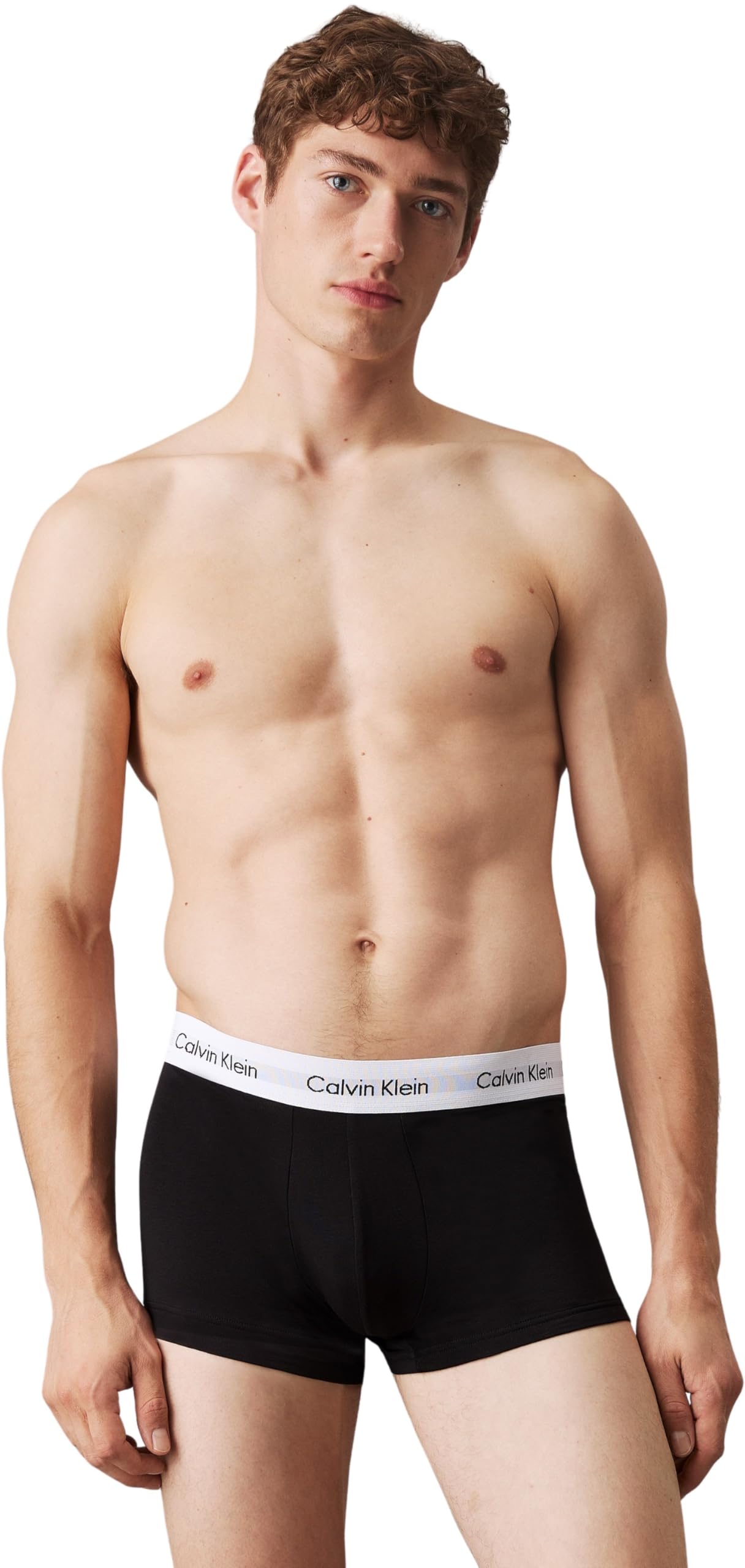 Calvin Klein Uomo Pantaloncini Boxer Vita Bassa Confezione da 3 Intimo, Nero (Black), M
