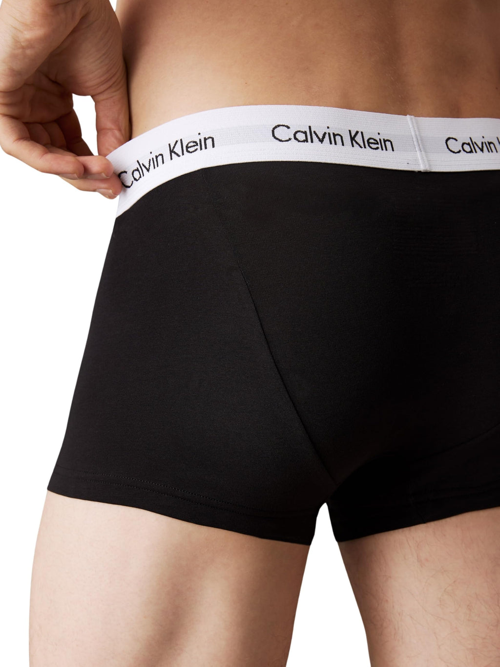 Calvin Klein Uomo Pantaloncini Boxer Vita Bassa Confezione da 3 Intimo, Nero (Black), M